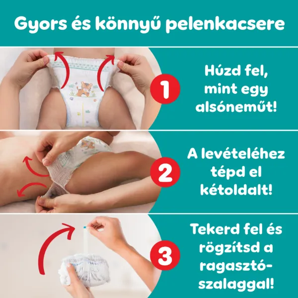 Pampers Active Baby Bugyipelenka, Méret: 5, 96 db Pelenka, 11kg-17kg termékhez kapcsolódó kép