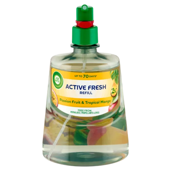 Air Wick Active Fresh Trópusi Mangó és Maracuja légfrissítő utántöltő 228 ml termékhez kapcsolódó kép