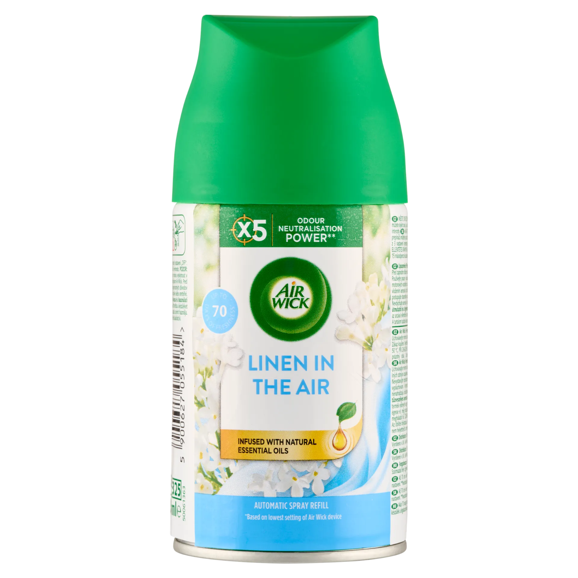 Air Wick Freshmatic Frissen Mosott Ruha automata légfrissítő spray utántöltő 250 ml