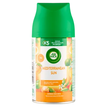 Air Wick Freshmatic Mediterrán Nyár automata légfrissítő spray utántöltő 250 ml termékhez kapcsolódó kép