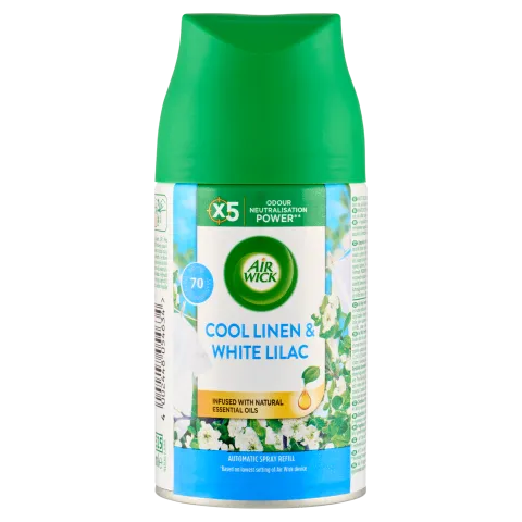 Air Wick Freshmatic Friss Ruha & Fehér Liliom automata légfrissítő spray utántöltő 250 ml termékhez kapcsolódó kép