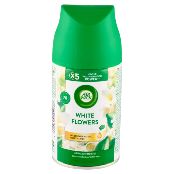 Air Wick Freshmatic Fehér Virágok automata légfrissítő spray utántöltő 250 ml termékhez kapcsolódó kép