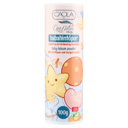 Caola CaoNatur babahintőpor búzavirág és körömvirág kivonattal 100 g termékhez kapcsolódó kép