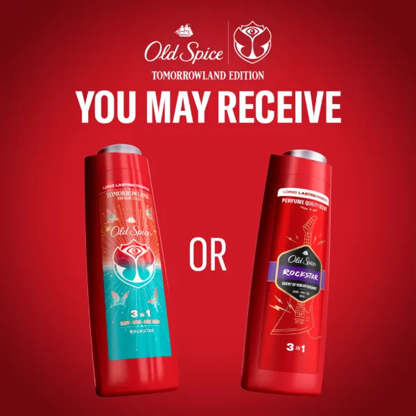 Old Spice Rock Star férfi tusfürdő és sampon, 400 ml termékhez kapcsolódó kép
