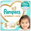 Pampers Premium Care Pelenka, Méret: 5, 44 db, 11kg-16kg termékhez kapcsolódó kép