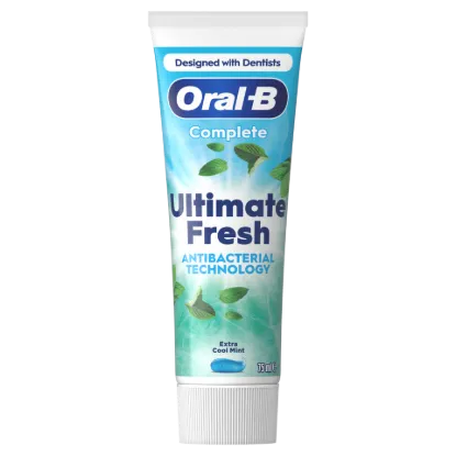Oral-B Complete Ultimate Fresh Fogkrém Antibakteriális Cinkkel, {volumeLoc}] ml termékhez kapcsolódó kép