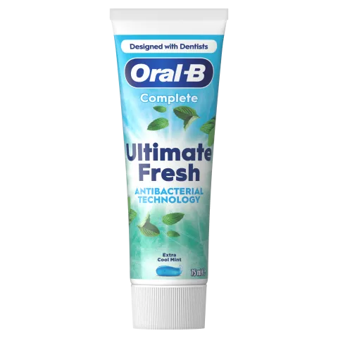 Oral-B Complete Ultimate Fresh Fogkrém Antibakteriális Cinkkel, {volumeLoc}] ml termékhez kapcsolódó kép