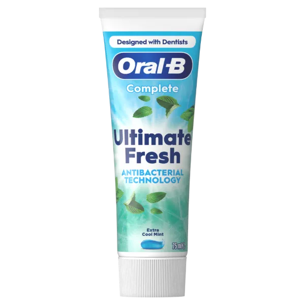 Oral-B Complete Ultimate Fresh Fogkrém Antibakteriális Cinkkel, {volumeLoc}] ml termékhez kapcsolódó kép
