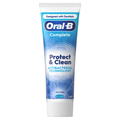 Oral-B Complete Protect & Clean Fogkrém Antibakteriális Cinkkel, {volumeLoc}] ml termékhez kapcsolódó kép