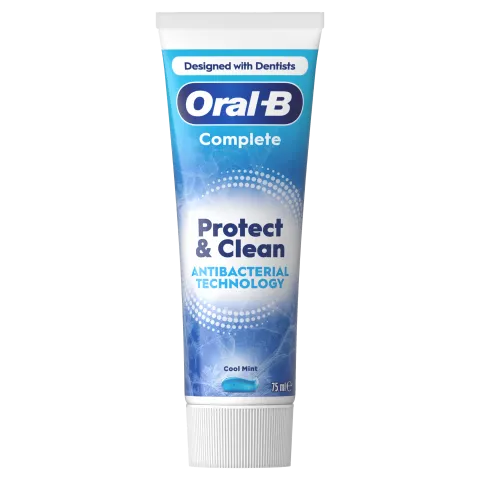 Oral-B Complete Protect & Clean Fogkrém Antibakteriális Cinkkel, {volumeLoc}] ml termékhez kapcsolódó kép