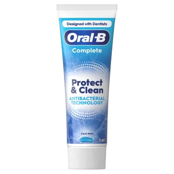 Oral-B Complete Protect & Clean Fogkrém Antibakteriális Cinkkel, {volumeLoc}] ml termékhez kapcsolódó kép