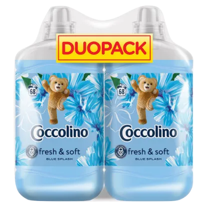 Coccolino Fresh & Soft Blue Splash öblítőkoncentrátum 68 mosás 2 x 1700 ml termékhez kapcsolódó kép
