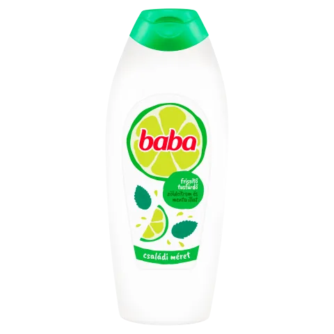 Baba zöldcitrom és menta illat frissítő tusfürdő 750 ml termékhez kapcsolódó kép