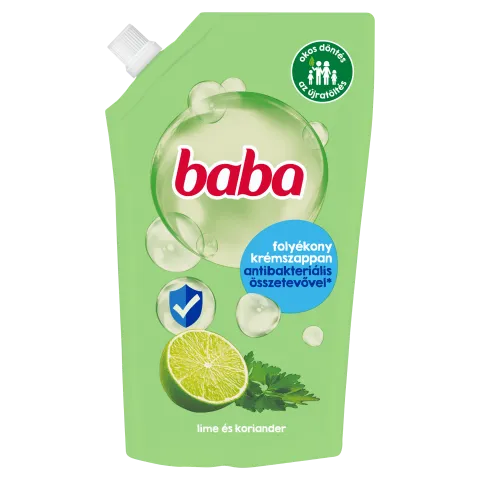 Baba folyékony krémszappan utántöltő antibakteriális összetevővel 500 ml  termékhez kapcsolódó kép