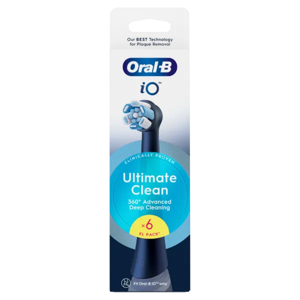 Oral-B iO Series Ultimate Clean, Fekete, Eredeti Fogkefefej, CrissCross Sörték, 6 termékhez kapcsolódó kép