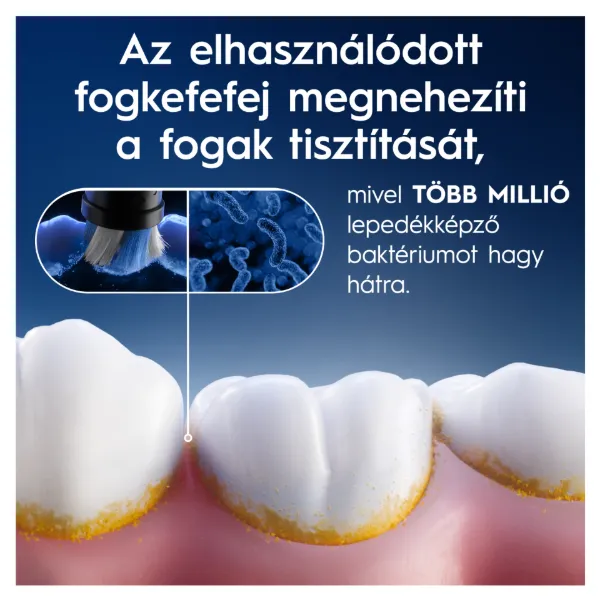 Oral-B iO Series Ultimate Clean, Fekete, Eredeti Fogkefefej, CrissCross Sörték, 6 termékhez kapcsolódó kép