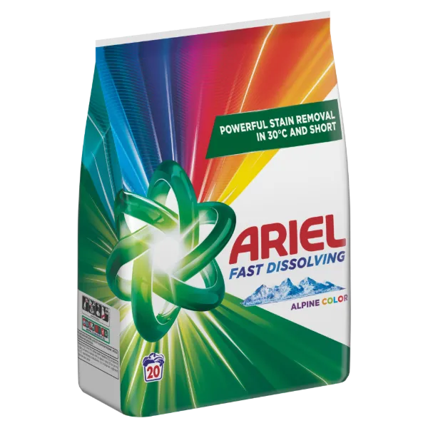 Ariel Alpine Color Mosópor, 1.1 kg, 20 Mosáshoz termékhez kapcsolódó kép