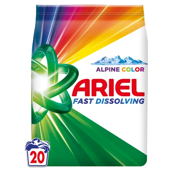 Ariel Alpine Color Mosópor, 1.1 kg, 20 Mosáshoz termékhez kapcsolódó kép