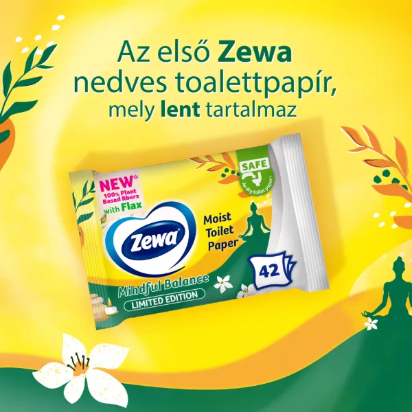 Zewa Mindful Balance illatosított nedves toalettpapír 42 db termékhez kapcsolódó kép