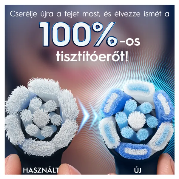 Oral-B iO Series Ultimate Clean, Fekete, Eredeti Fogkefefej, CrissCross Sörték, 8 termékhez kapcsolódó kép