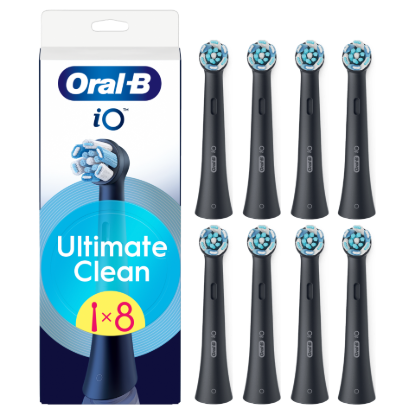 Oral-B iO Series Ultimate Clean, Fekete, Eredeti Fogkefefej, CrissCross Sörték, 8 termékhez kapcsolódó kép