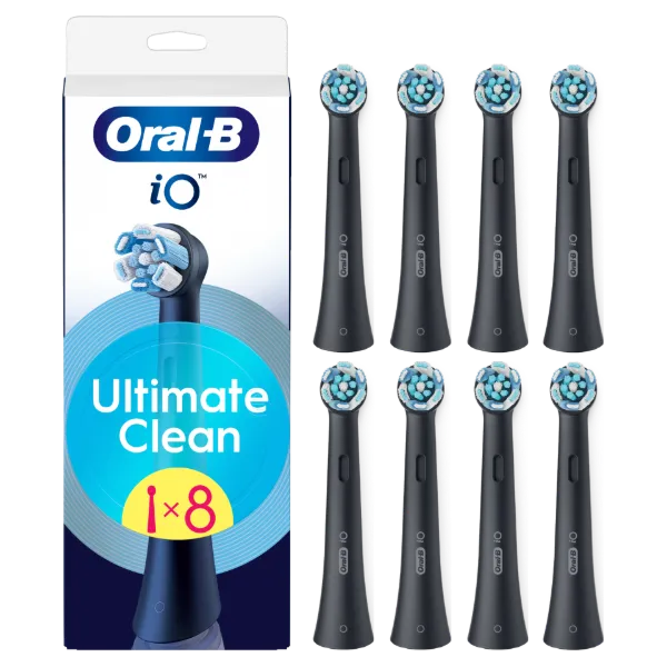 Oral-B iO Series Ultimate Clean, Fekete, Eredeti Fogkefefej, CrissCross Sörték, 8 termékhez kapcsolódó kép