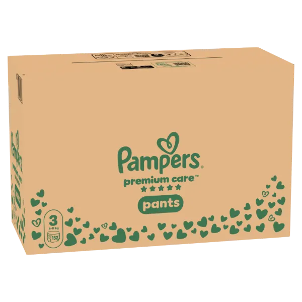 Pampers Premium Care Bugyipelenka, Méret: 3, 152 db Pelenka, 6kg-11kg termékhez kapcsolódó kép