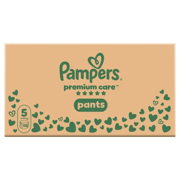 Pampers Premium Care Bugyipelenka, Méret: 5, 108 db Pelenka, 11kg-17kg termékhez kapcsolódó kép