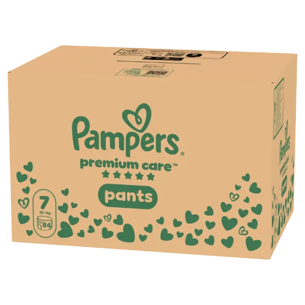 Pampers Premium Care Bugyipelenka, Méret: 7, 84 db Pelenka, 15kg+ termékhez kapcsolódó kép