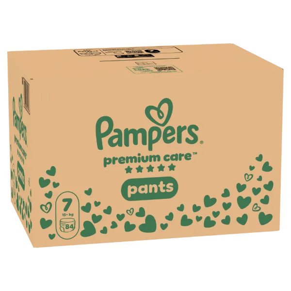 Pampers Premium Care Bugyipelenka, Méret: 7, 84 db Pelenka, 15kg+ termékhez kapcsolódó kép
