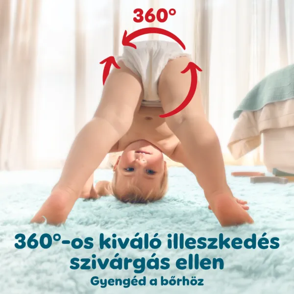 Pampers Premium Care Bugyipelenka, Méret: 6, 96 db Pelenka, 13kg-19kg termékhez kapcsolódó kép
