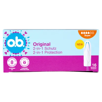 o.b. Original Super tampon 16 db termékhez kapcsolódó kép