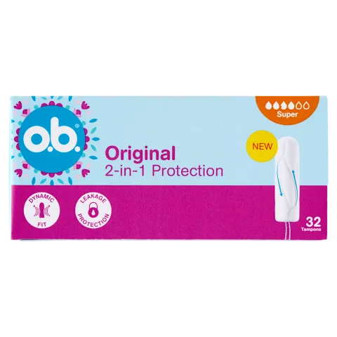 o.b. Original Super tampon 32 db termékhez kapcsolódó kép