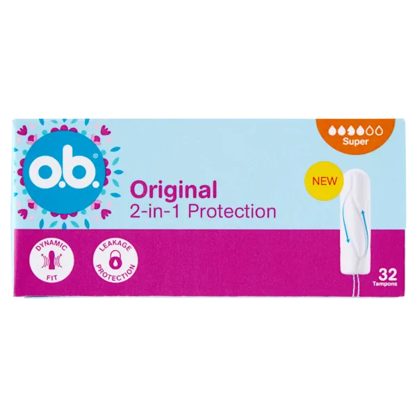 o.b. Original Super tampon 32 db termékhez kapcsolódó kép