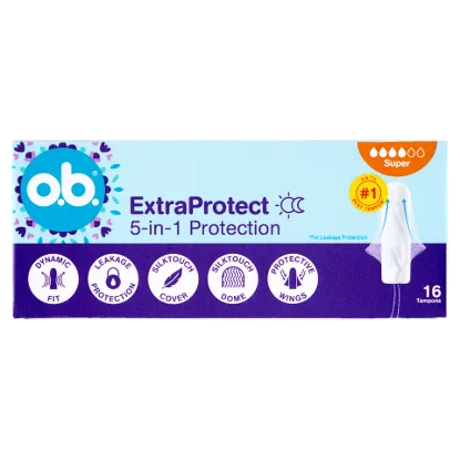 o.b. ExtraProtect Super tampon 16 db termékhez kapcsolódó kép