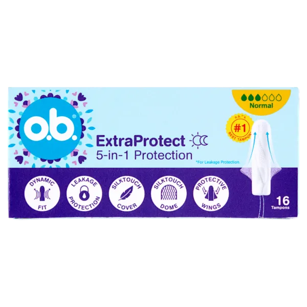 o.b. ExtraProtect Normal tampon 16 db termékhez kapcsolódó kép