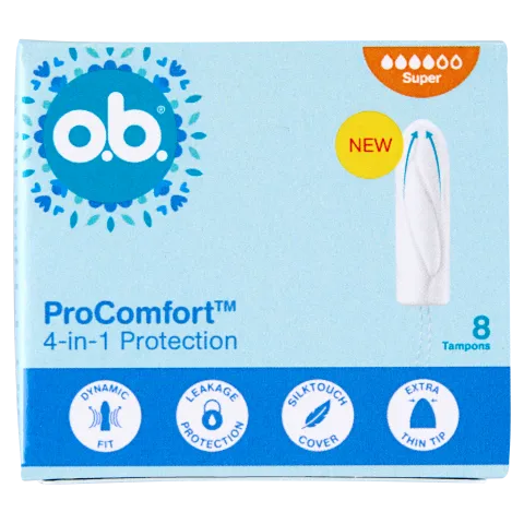 o.b. ProComfort Super tampon 8 db termékhez kapcsolódó kép
