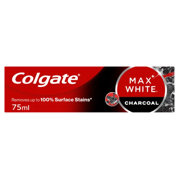 Colgate Max White Charcoal fogfehérítő fogkrém 75 ml termékhez kapcsolódó kép