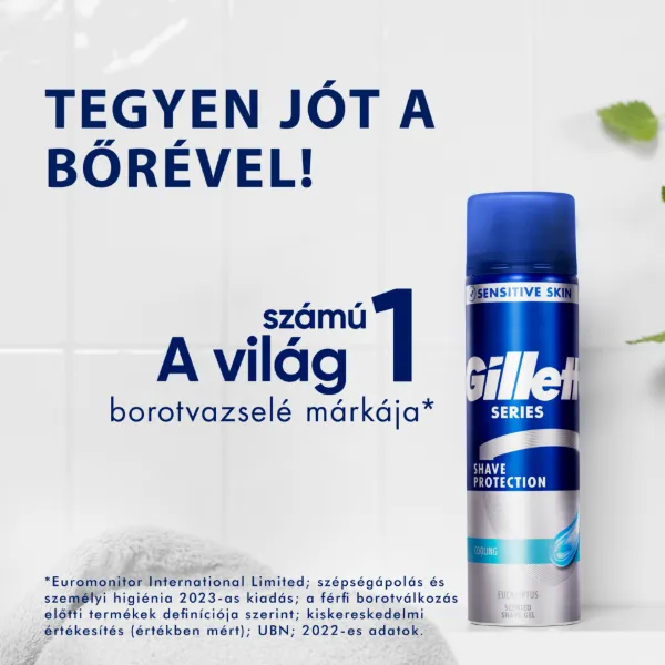 Gillette Series Hűsítő Borotvazselé Eukaliptusszal, 200ml termékhez kapcsolódó kép