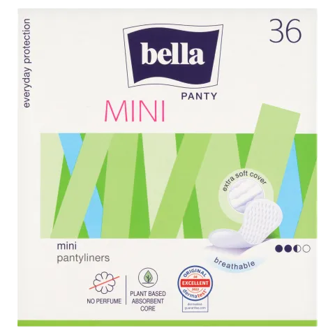 Bella Panty Mini légáteresztő tisztasági betét 36 db termékhez kapcsolódó kép