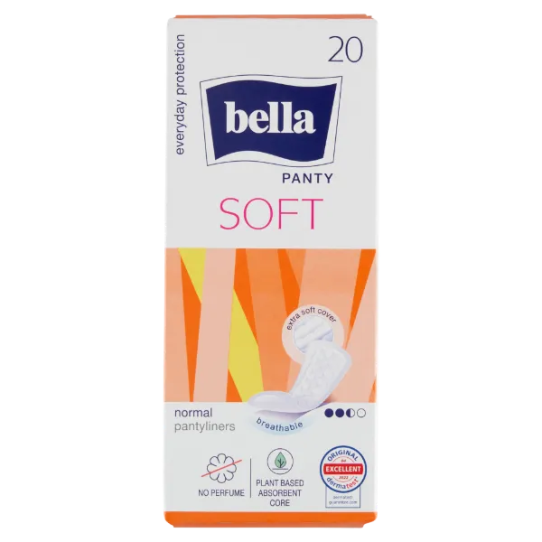 Bella Panty Soft légáteresztő tisztasági betét 20 db termékhez kapcsolódó kép