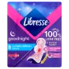 Libresse Ultra Large+ Goodnight egészségügyi betét éjszakai használatra 8 db termékhez kapcsolódó kép