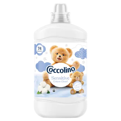 Coccolino Sensitive Cotton Cloud öblítőkoncentrátum 74 mosás 1702 ml termékhez kapcsolódó kép
