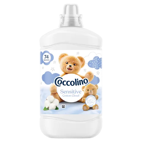 Coccolino Sensitive Cotton Cloud öblítőkoncentrátum 74 mosás 1702 ml termékhez kapcsolódó kép