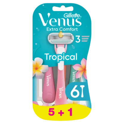 Gillette Venus Extra Comfort Tropical Eldobható Borotva, 6 Db/Csomag termékhez kapcsolódó kép