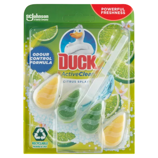 Duck Active Clean Citrus Splash WC-öblítő rúd 38,6 g termékhez kapcsolódó kép