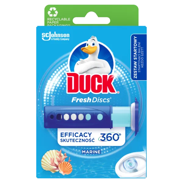 Duck Fresh Discs Marine WC-öblítő korong 36 ml termékhez kapcsolódó kép