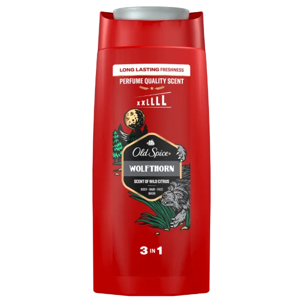 Old Spice Wolfthorn Férfi 3 az 1-ben Sampon és Tusfürdő, 675 ml termékhez kapcsolódó kép