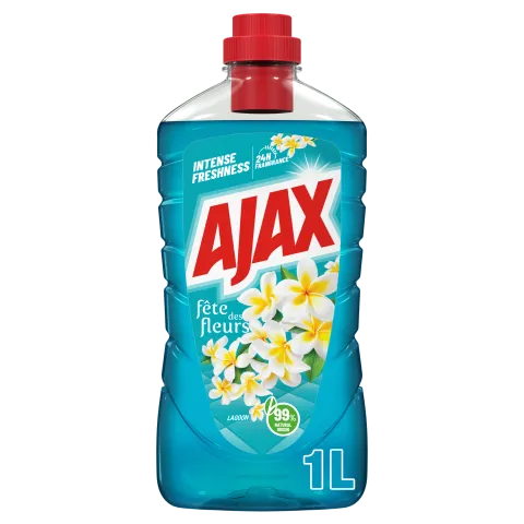 Ajax Flower Fiesta Lagoon Flowers Türkiz általános tisztítószer 1000 ml termékhez kapcsolódó kép
