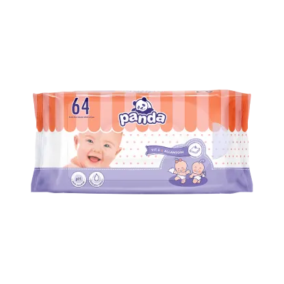 Panda baba nedves törlőkendő 64 db termékhez kapcsolódó kép